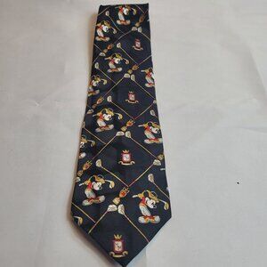 Atlas Design Mickey & Co Disney Gothenburg Sweden Men's Novelty Silk Tie Golf